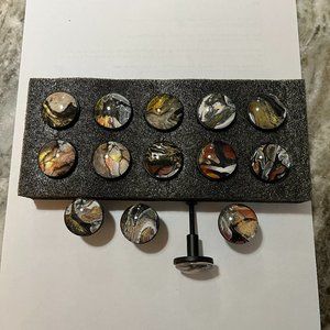 14- 1 inch round cabinet knobs